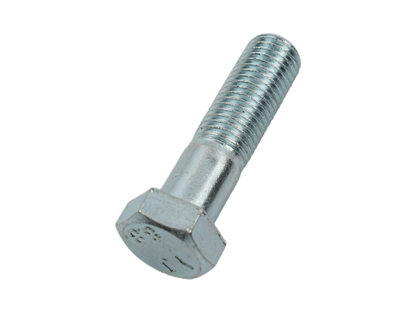 Blue-White Zinc-Plated Hex Bolts