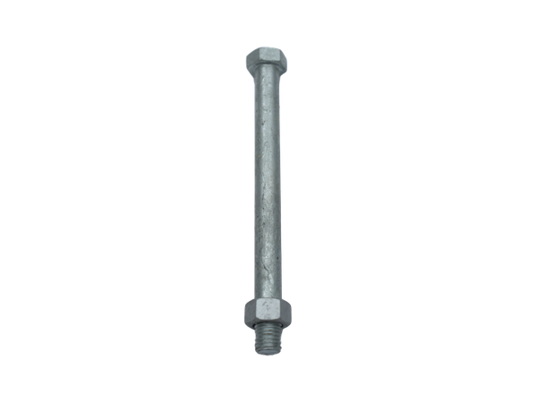 Long Partially Threaded Hex Head Bolt with Hex Nut