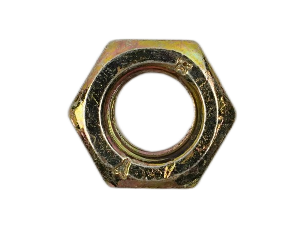 Yellow Zinc-Plated Nuts