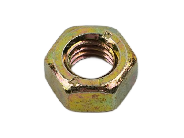 Yellow Zinc-Plated Nuts