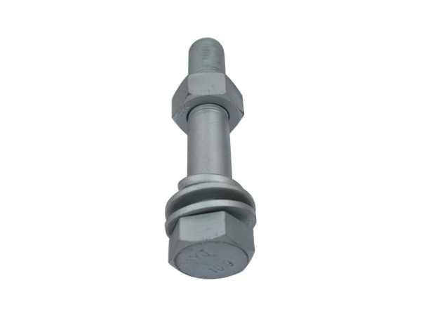Partially Threaded Hex Head Bolt with Nut, Flat Washer and Split Lock Washer