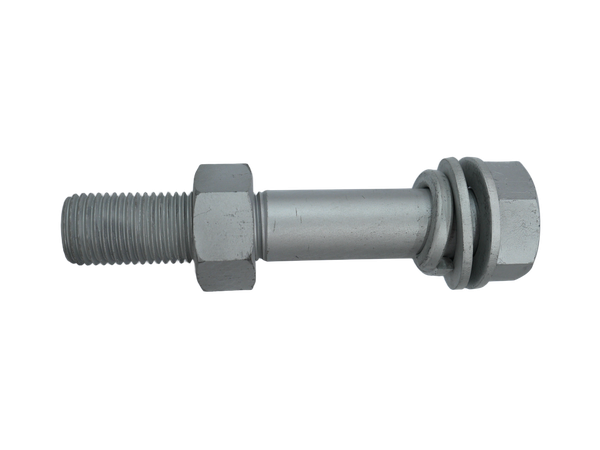 Partially Threaded Hex Head Bolt with Nut, Flat Washer and Split Lock Washer