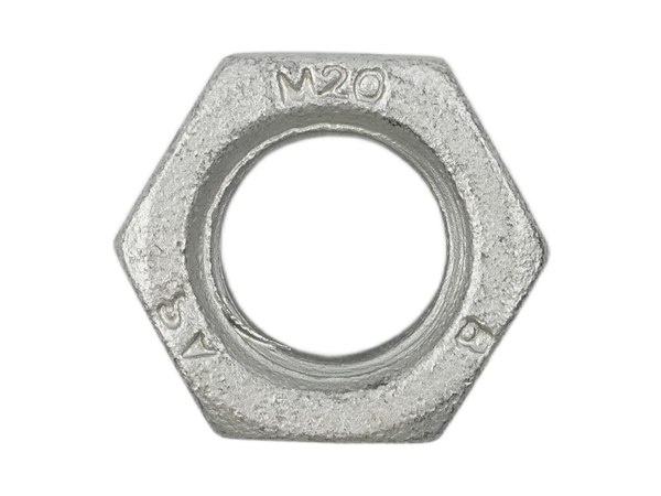Hot-Dip Galvanized Hex Nuts
