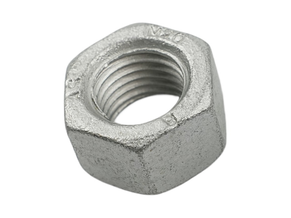 Hot-Dip Galvanized Hex Nuts
