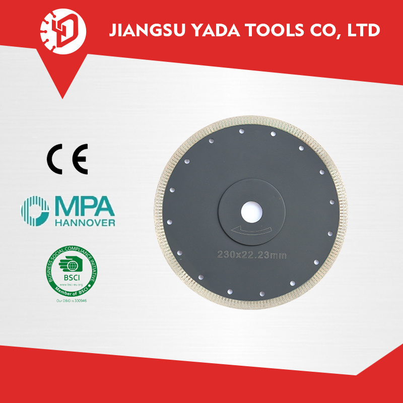 Hot pressed sintered saw blade