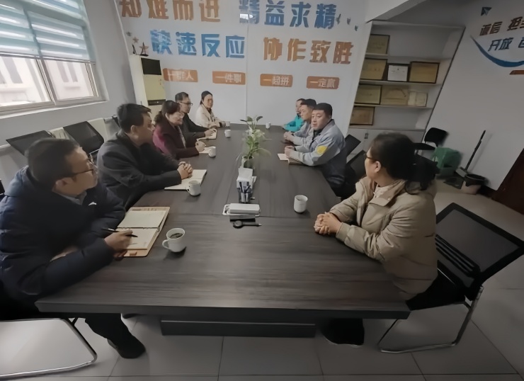 校企合作谋新篇——鲁北技师学院来我司考察交流