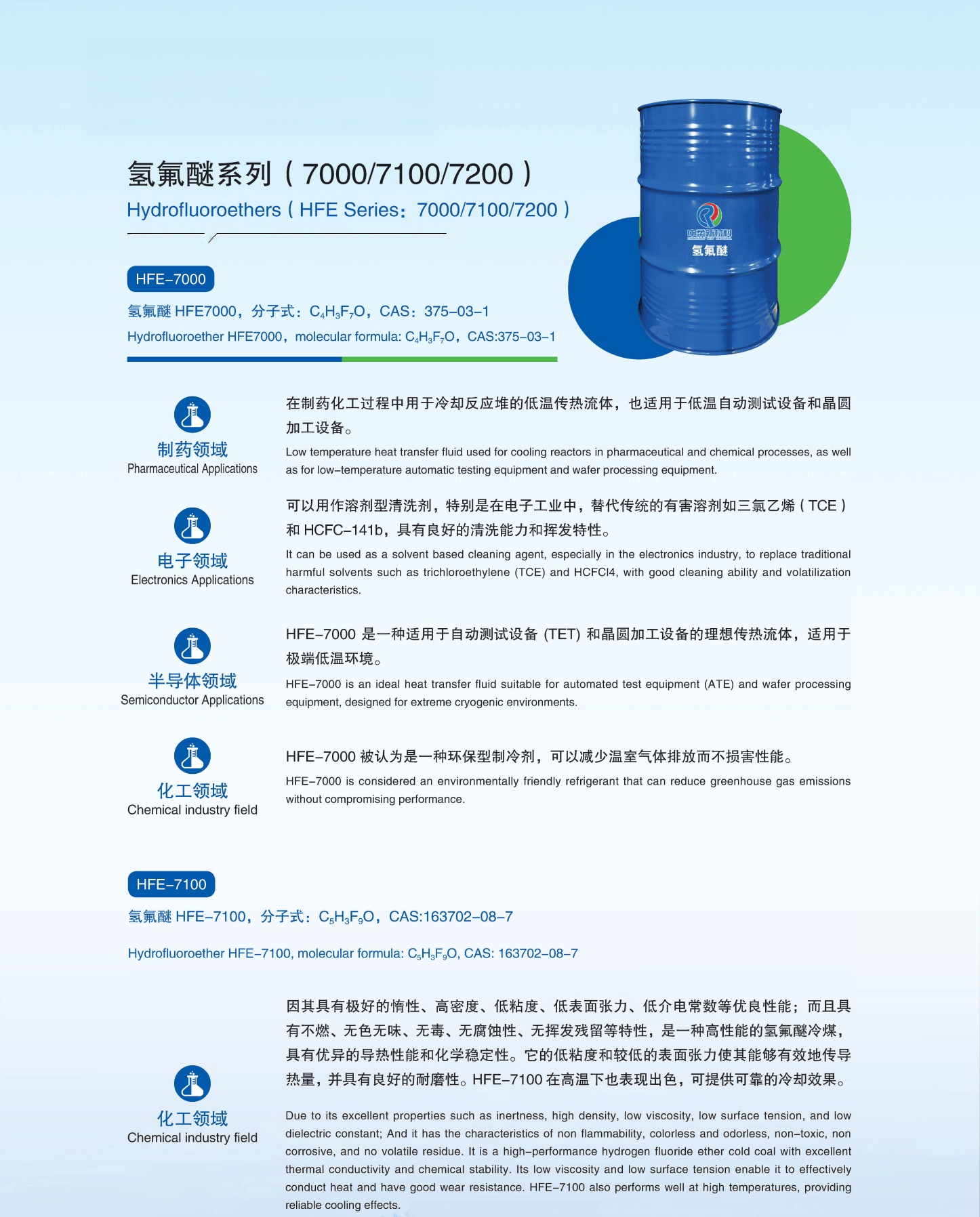 氢氟醚系列(700071007200)