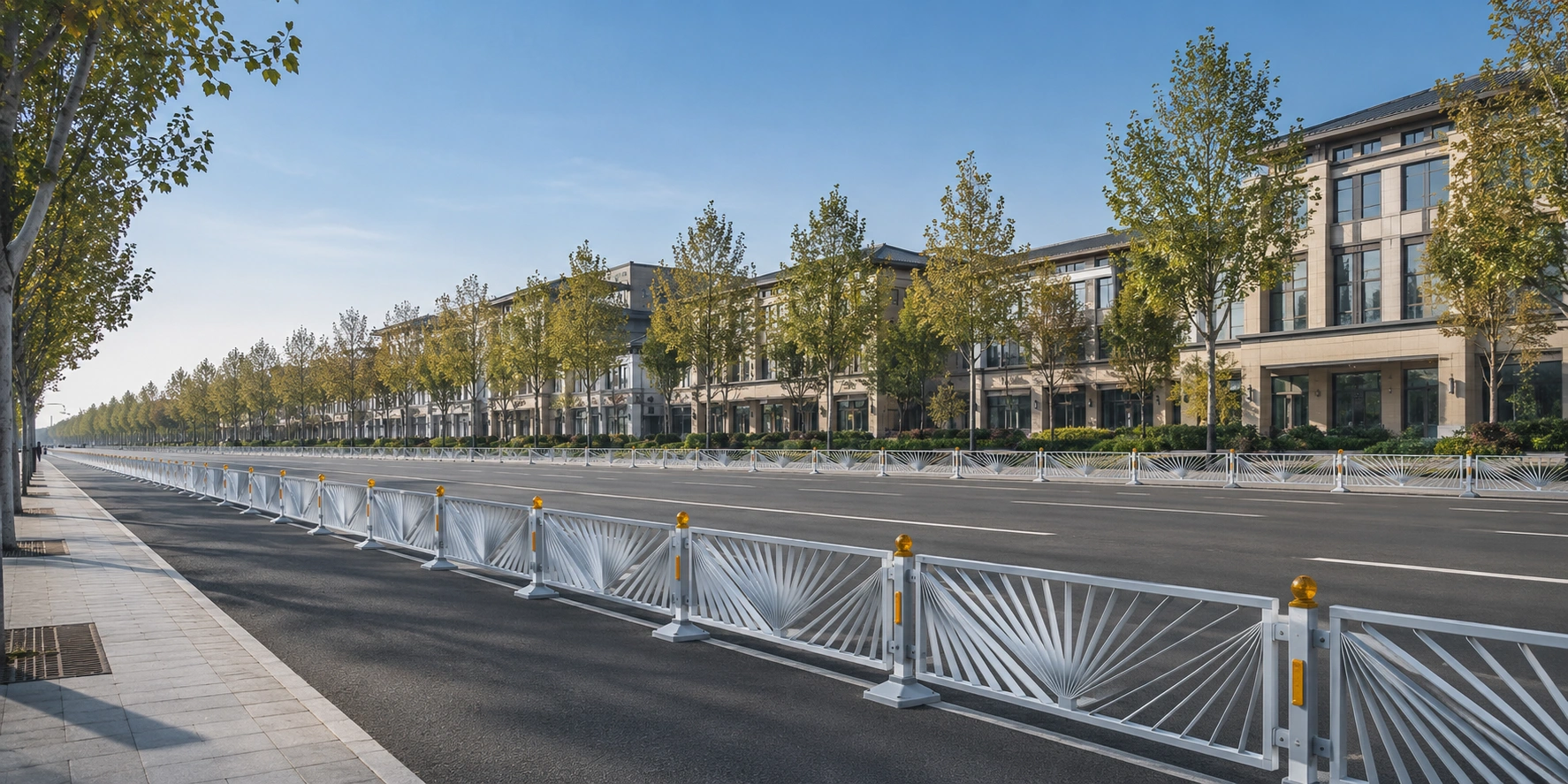 铭扬护栏城市道路隔离护栏
