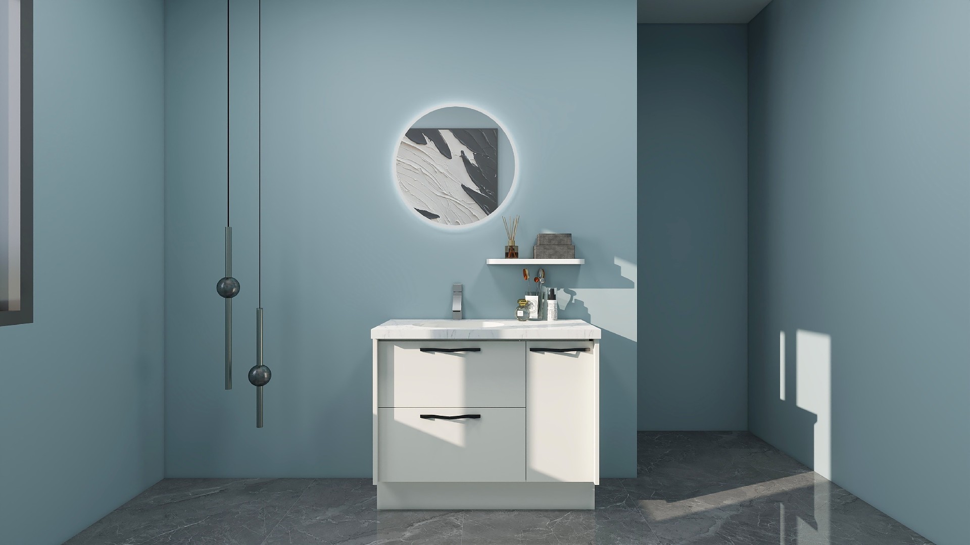 Enamel cabinets