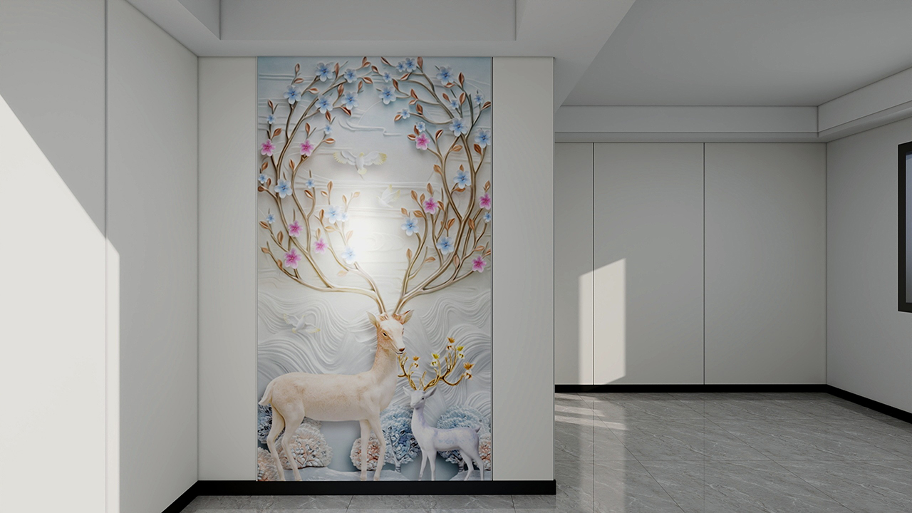 Enamel wall decorations