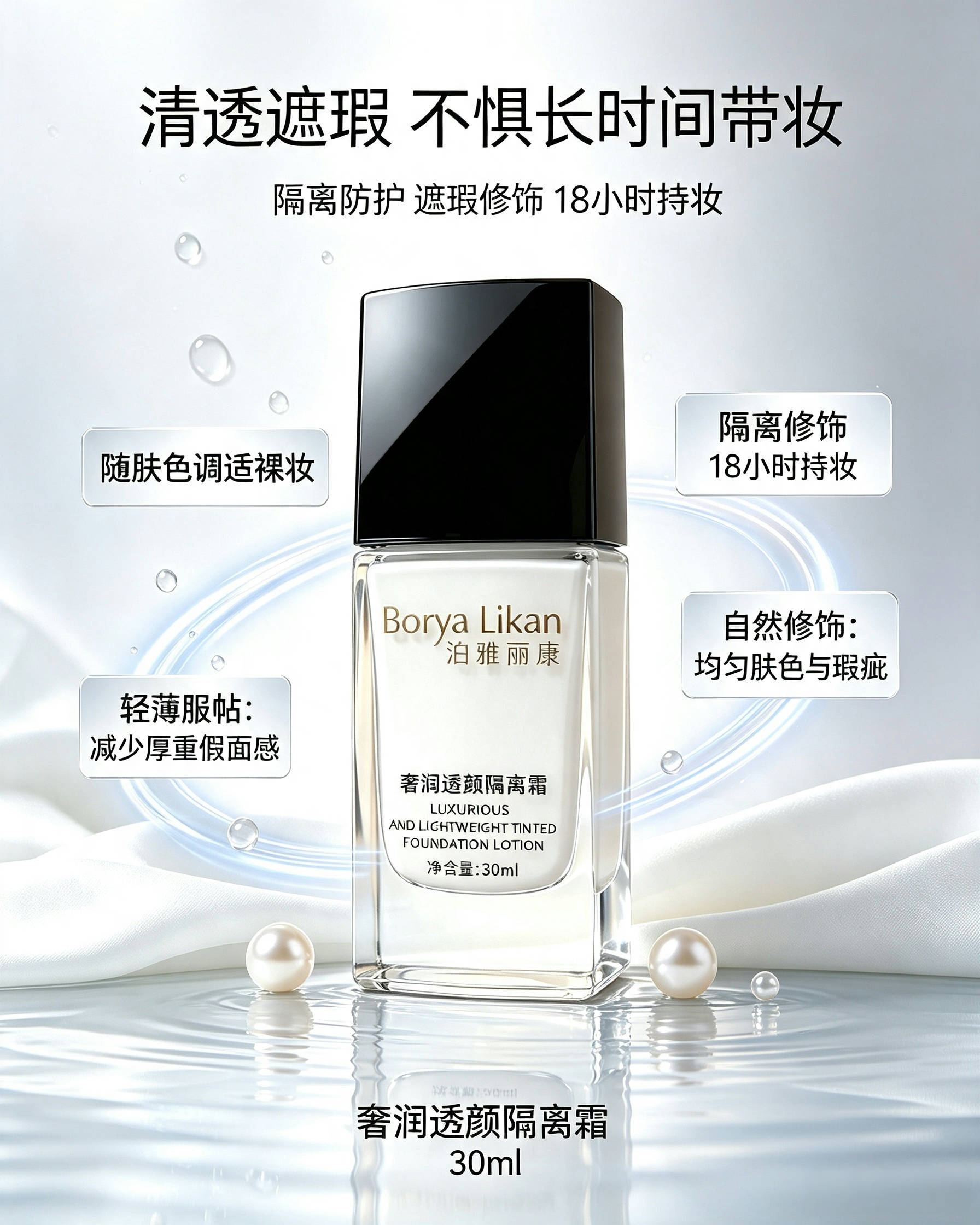 奢润透颜隔离霜
