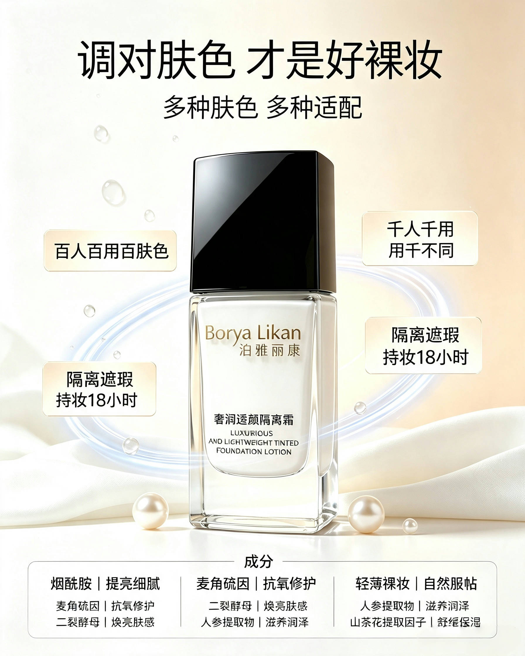 奢润透颜隔离霜