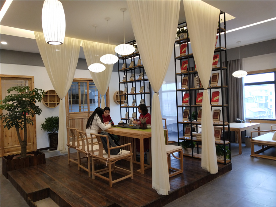 张家界莓茶展示馆设计与装修