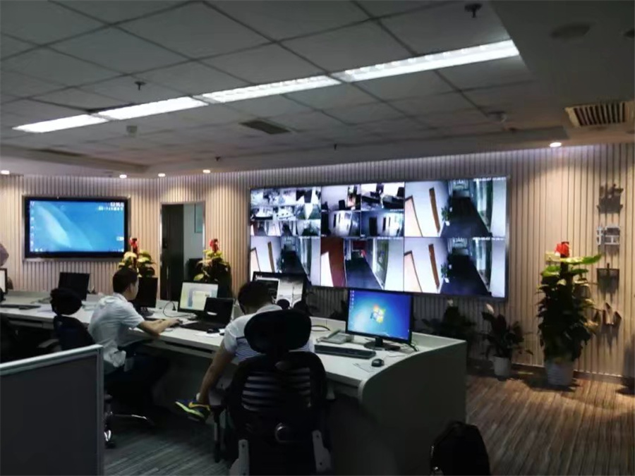 长沙市人社局监控室设计与装修&弱电工程