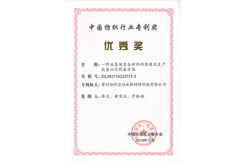 7.2018年10月，荣获中国纺织工业联合会颁发的——“中国纺织行业专利奖 优秀奖”.png