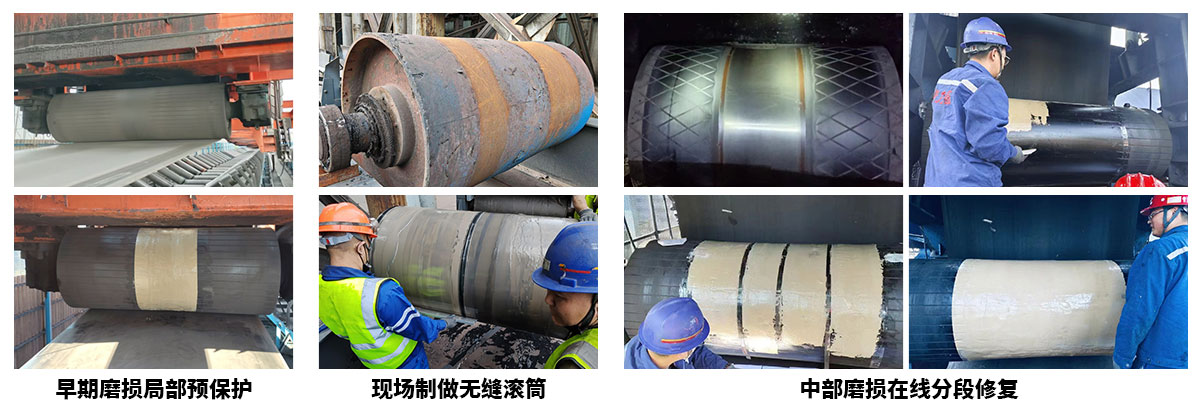 滚筒磨损在线循环修复与再制造1