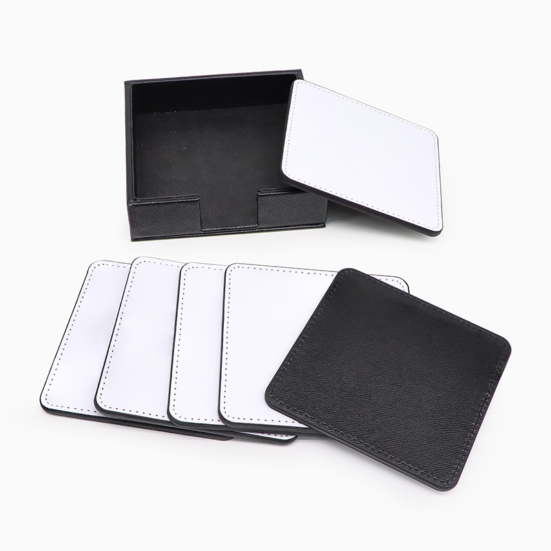 Square White Coaster Sets