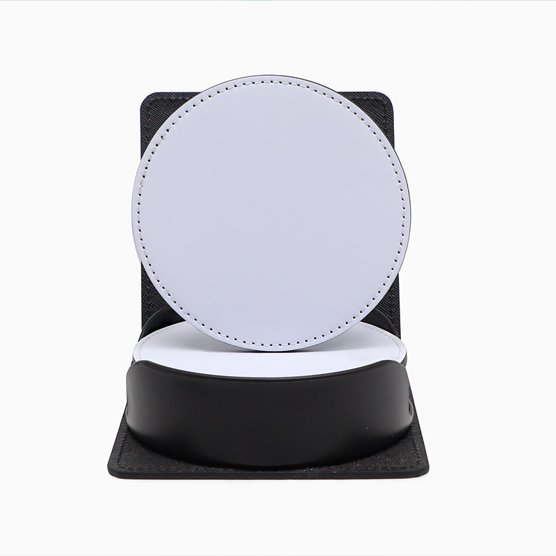 Round White Coaster Sets