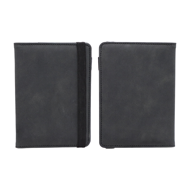 Dark Gray Full PU Passport Covers