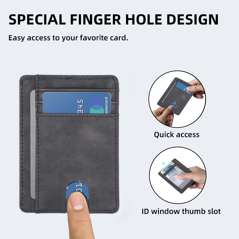 PU Faraday Card Holders