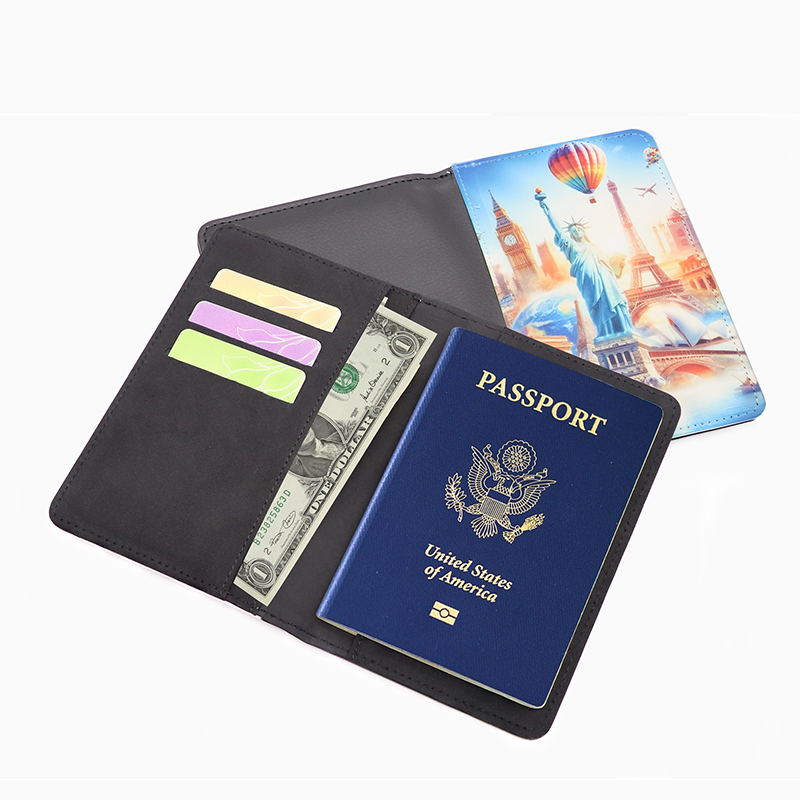 Full PU Flannel Passport Covers