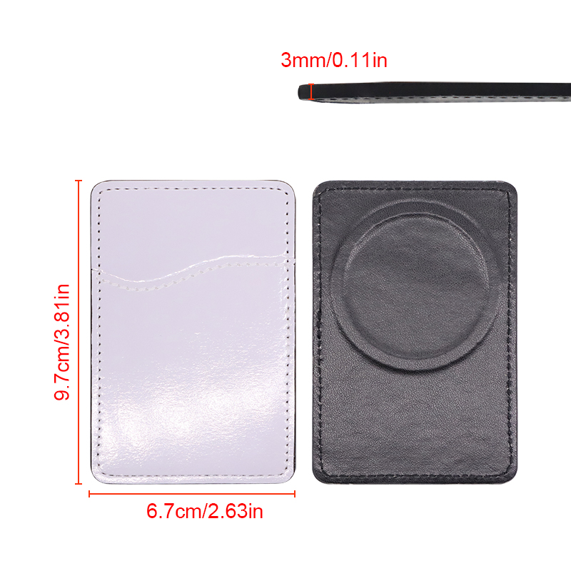 Magnetic Back Stickers Glossy Finish