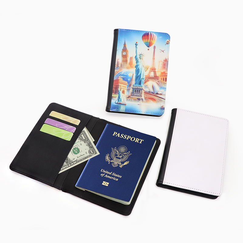 Full PU Flannel Passport Covers