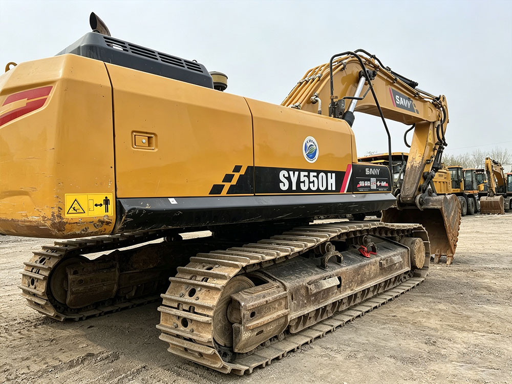 Экскаватор SANY SY550H с гидромолотом