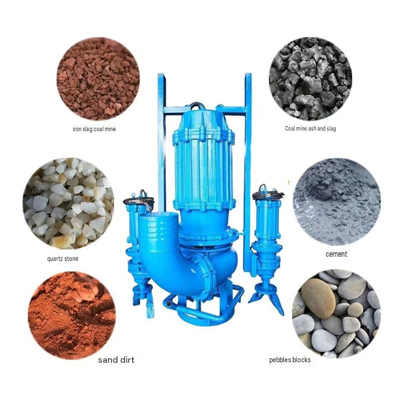 Vertical sand pumping and mixing type 4-inch and 6-inch slurry conveying non-clogging sewage pump