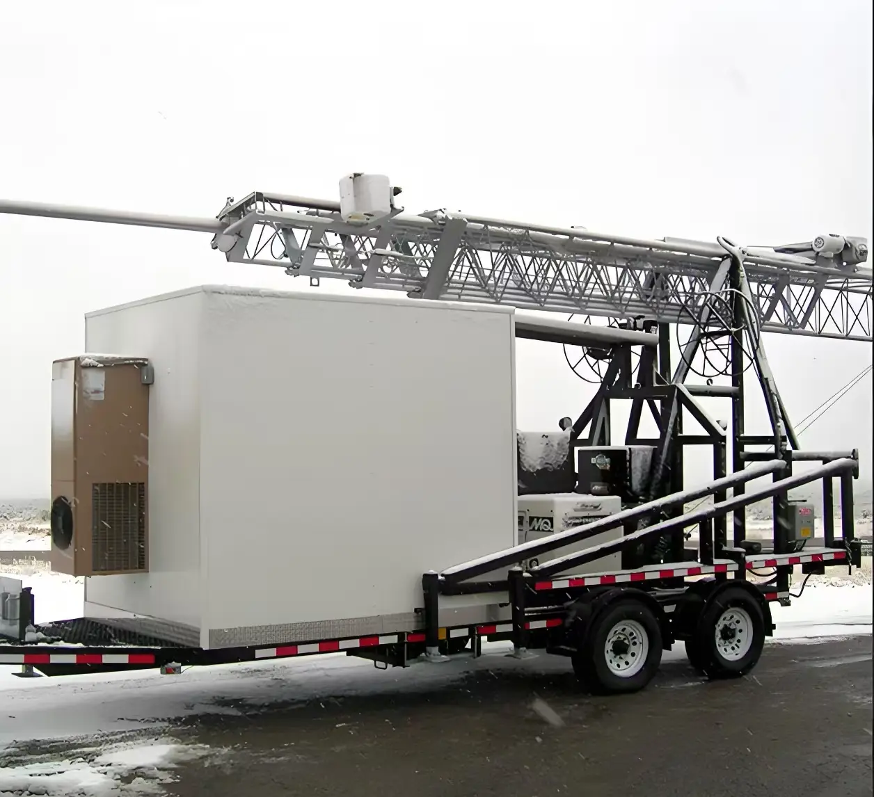 Trailer-type Telescopic Emergency Telecom Tower