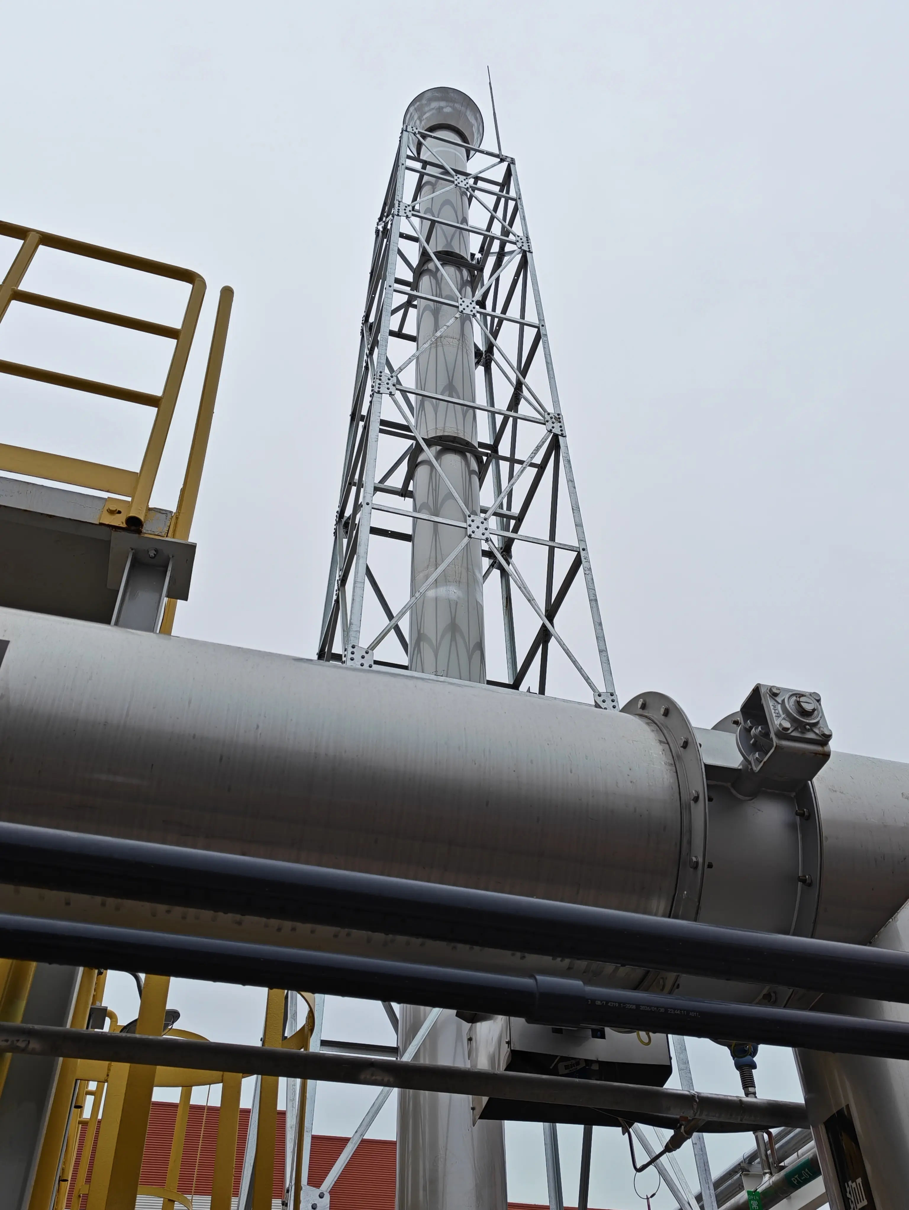 Industrial Chimney Support Tower