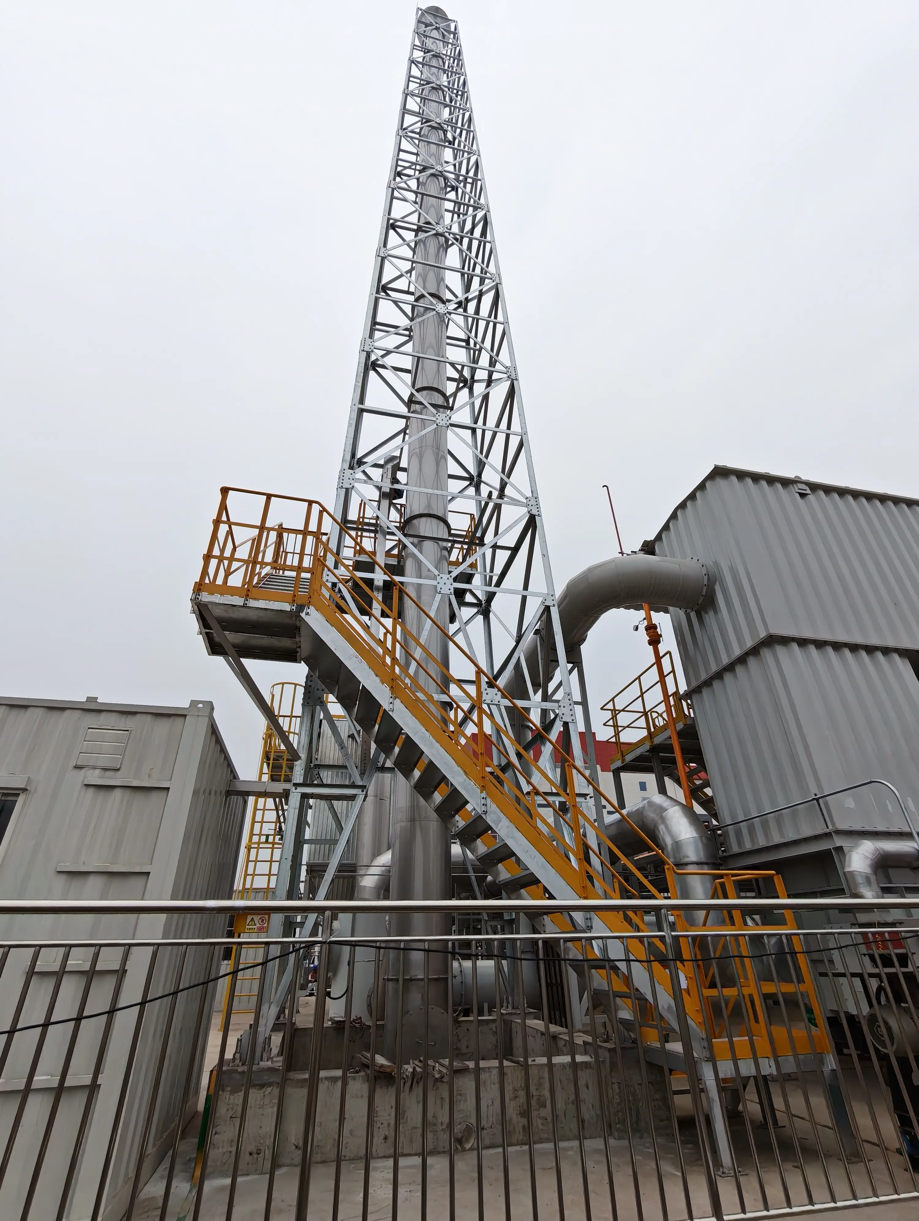 Industrial Chimney Support Tower