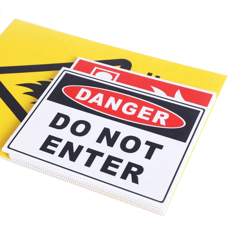 Custom PP Corrugated Plastic Signs