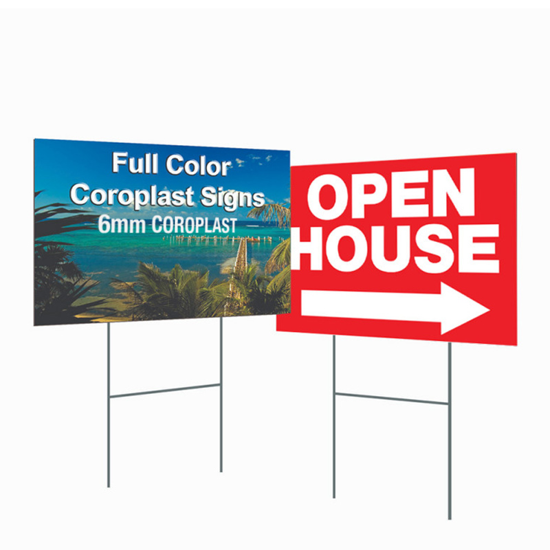 Custom PP Corrugated Plastic Signs
