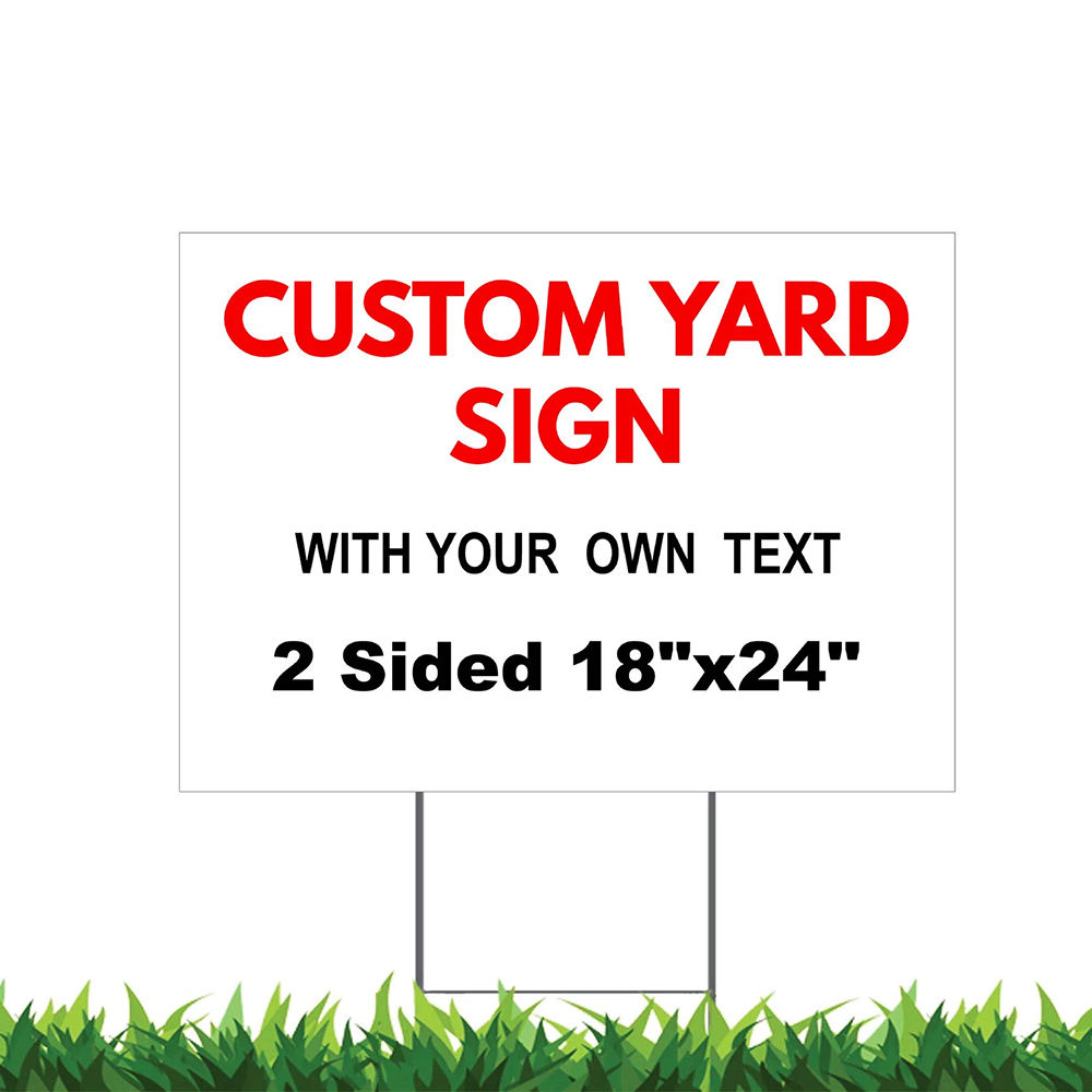 Wholesale Corrugated Plastic Yard Signs Manufacturer