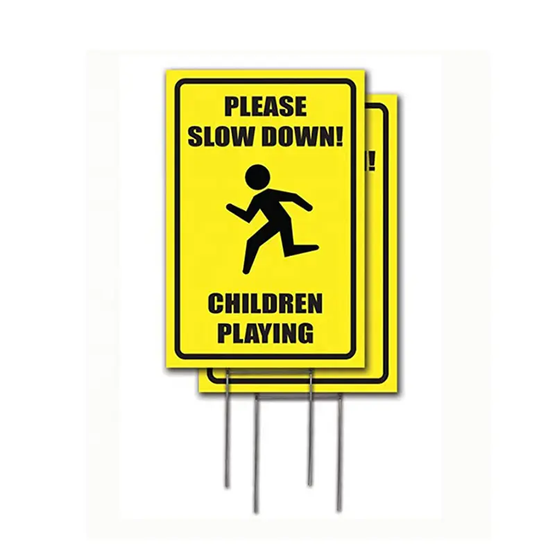 Custom Size Blank Corrugated Plastic Signs
