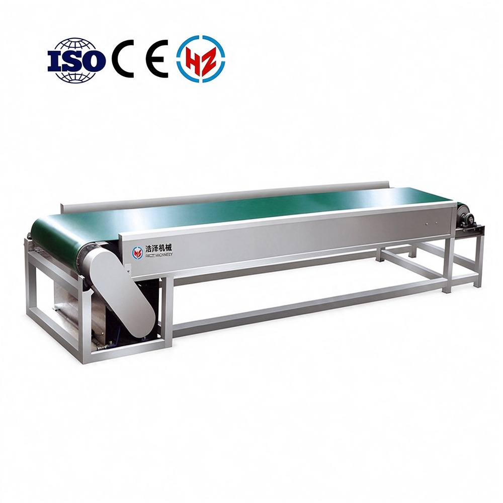 Belt type poultry cage conveyor overview