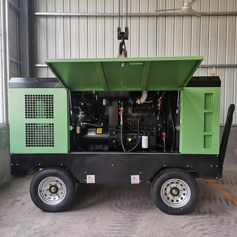 Kaishan KSZJ High Air Pressure Portable Screw Compressor (15–30 Bar)