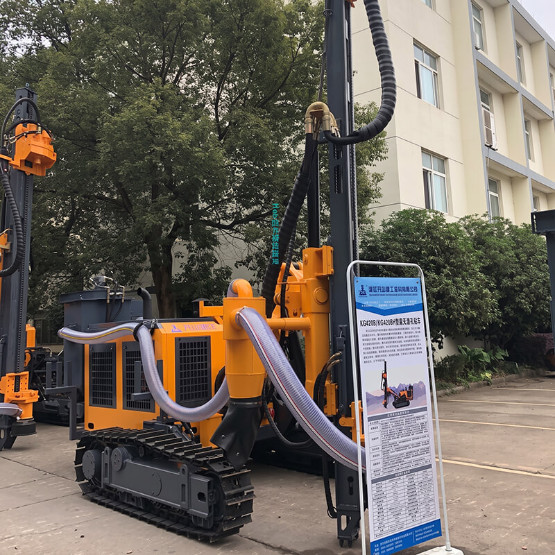 KG420B / KG420BH Hydraulic Crawler Open-Pit DTH Drilling Rig (90–130mm)