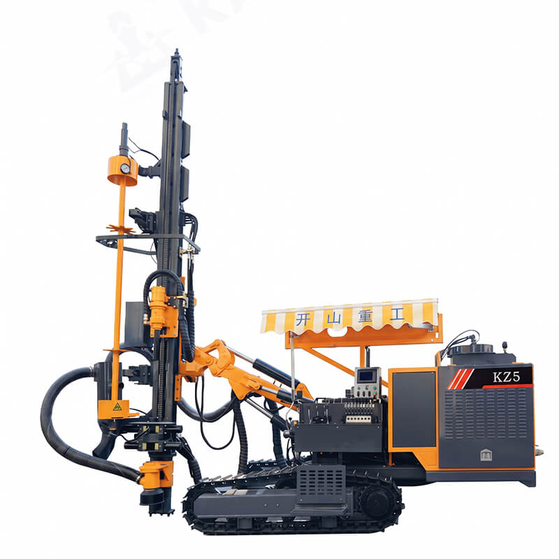 Kaishan KZ5 Surface DTH Drilling Rig (⌀90–115 mm, 7+1 Auto Rod Carousel)