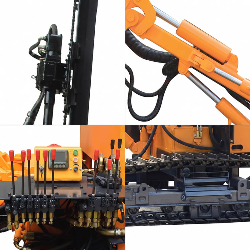 Kaishan KG410 / KG410H Crawler DTH Drilling Rig (90–115 mm Open-Pit & Quarry)