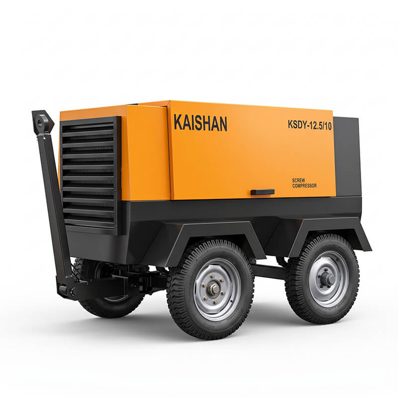 Kaishan KSDY Electric Portable Screw Air Compressor (8–18 Bar)