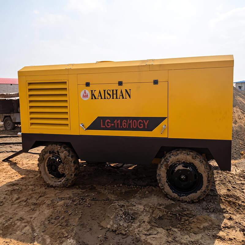 Kaishan LGY Series Portable Screw Air Compressor (8–18 Bar)