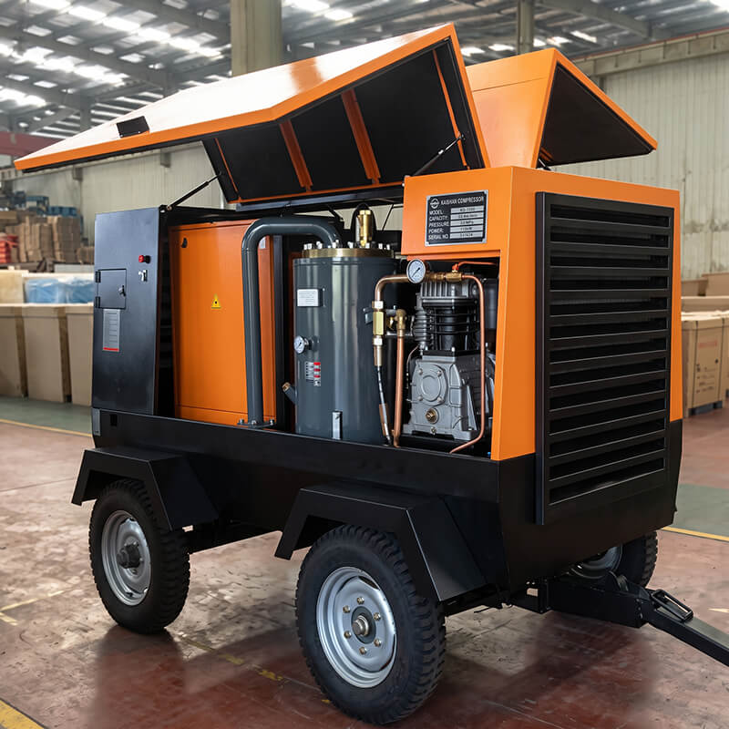 Kaishan KSDY Electric Portable Screw Air Compressor (8–18 Bar)