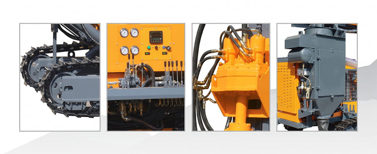 kaishan-kd45s-surface-dth-rig-key-components-details