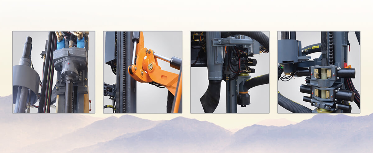 kaishan-kt11-integrated-dth-rig-drilling-mechanisms-details
