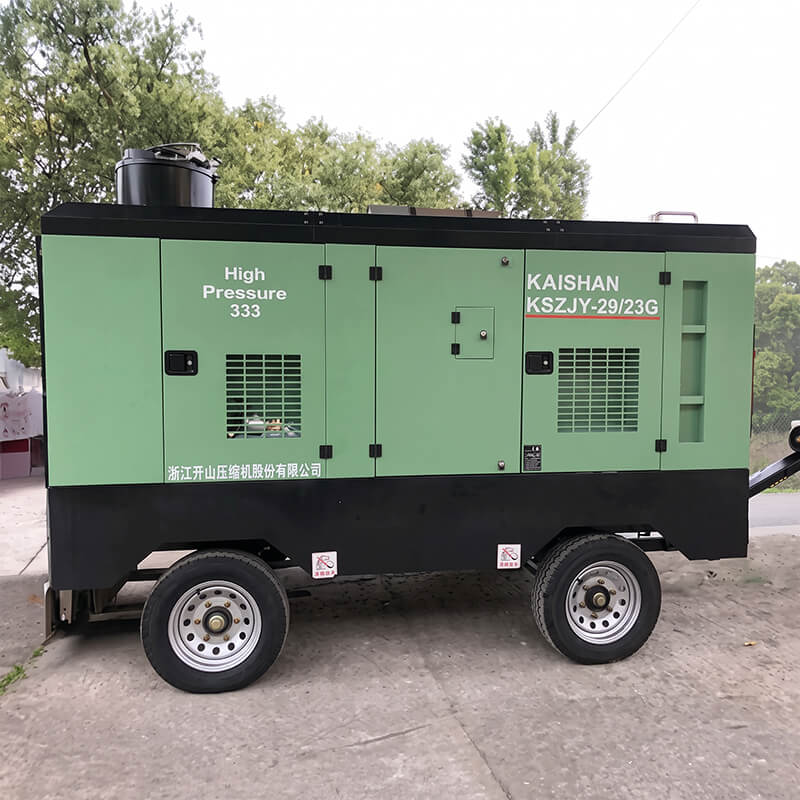 Kaishan KSZJ High Air Pressure Portable Screw Compressor (15–30 Bar)
