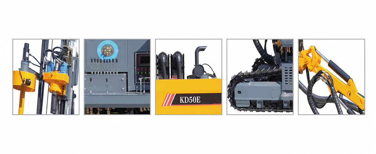 kaishan-kd50e-integrated-dth-rig-key-components-details