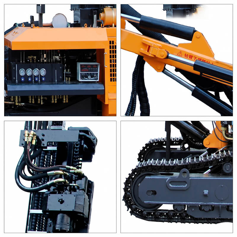 Kaishan KG610 / KG610H Heavy-Duty Crawler DTH Drill Rig for Open-Pit Mining
