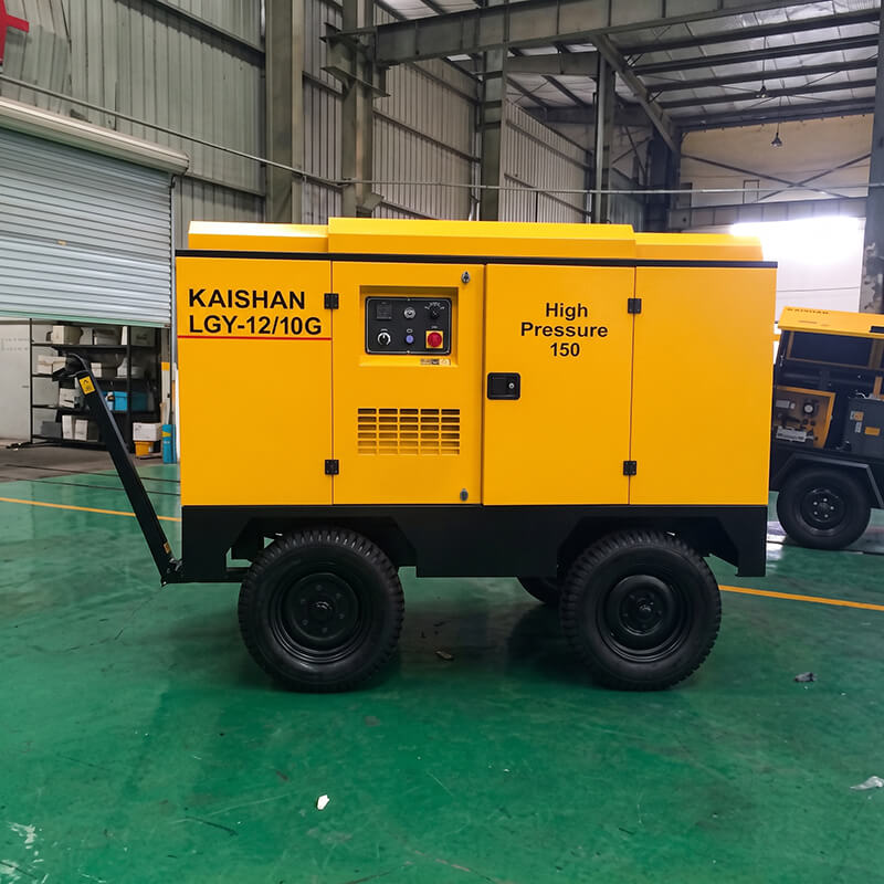 Kaishan LGY Series Portable Screw Air Compressor (8–18 Bar)
